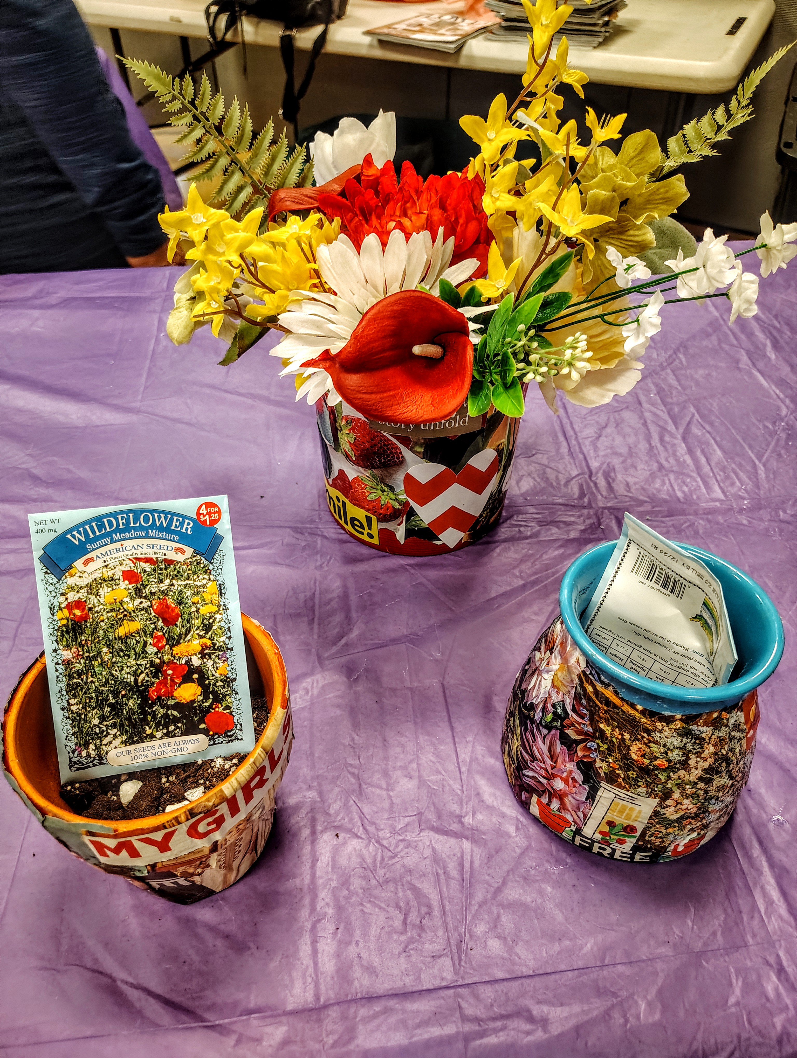 Decoupage Workshop Piece